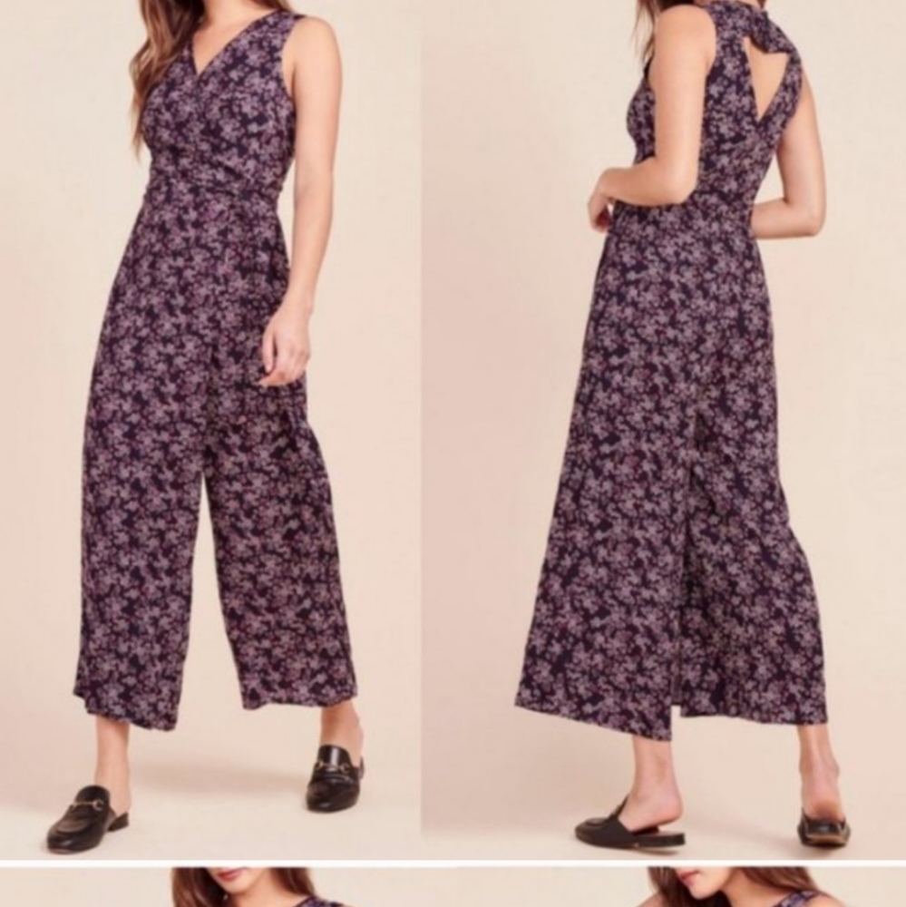 NWT JACK by BB DAKOTA Floral Sleeveless Jumpsuit